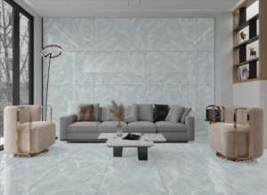 Carreaux de porcelaine super blancs brillants, dimensions 800x1600, 1200x1800, 750x1500 mm, grandes dalles de qualité supérieure pour la conception de maisons modernes - Product Image 6