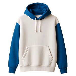 Sudadera con Capucha Corta Unisex para Hombre, Sudadera con Capucha Gruesa de 350 g, Sudadera con Capucha Extra Grande de Color Sólido y Forro Polar Grueso de Alta Calidad - Product Image 1