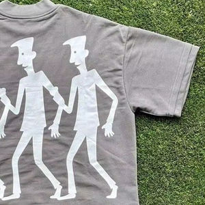 T-shirt Boxy Homme Personnalisé avec Logo Sérigraphié, Coupe Streetwear 180 g/m², Grammage Lourd, Graphisme Court, 100 % Coton, Coupe Oversize - Product Image 6