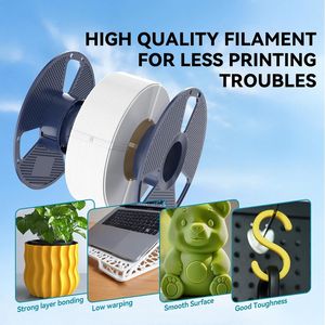 Large 5KG 1.75mm <b>PLA</b> Filament Roll for 3D Printers High Toughness Good Layer Adhesion Less Stringing Easy-to-Use Plastic - Product Image 3