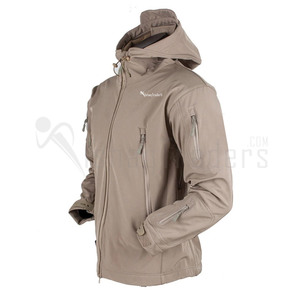 Men's Solid Genuine Leather <b>Waterproof</b> Breathable Windproof Zipper Closure Safari <b>Jacket</b> Workwear Style Autumn - Product Image 2
