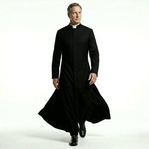 Robe de Prêtre Personnalisée en Gros, Vêtement Liturgique Brodé de Qualité Supérieure, Tenue Religieuse pour Clergé, Robe de Clergé OEM - Product Image 4