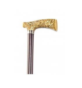 Canne de marche en bois naturel avec finition lisse, design durable, idéale pour l'assistance quotidienne à la marche des personnes âgées - Product Image 1