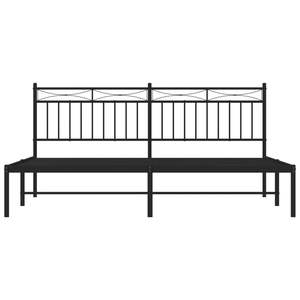 Cadre de lit double en acier thermolaqué noir – Catégorie de produits : Lits métalliques - Product Image 5