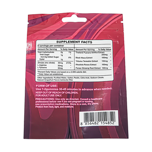 Gummies à base de plantes Paula Libido Booster pour la vitalité féminine, soin quotidien, équilibre et soutien de la confiance OEM ODM - Product Image 6