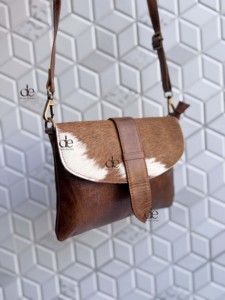 Bolso de piel de vaca de estilo único, bandolera, bandolera elegante, superventas, bandolera occidental para mujer - Product Image 2