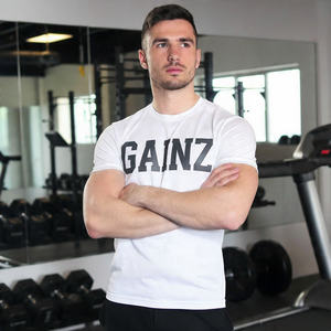 Camisetas Deportivas de Manga Corta para Hombre, 100% Poliéster, Ecológicas, Transpirables, de Secado Rápido, para Gimnasio, Atletismo, Correr - Product Image 2