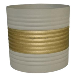 Maceta Moderna y Clásica para Interiores y Exteriores, Resistente, con Recubrimiento de Polvo de Hierro, Multiusos, con Drenaje - Product Image 3