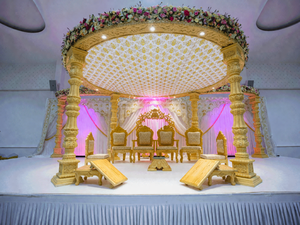 Mandap Avni para Ceremonia de Boda India, Decoración de Mandap de Ensueño para Boda en Destino, Decoración para Boda India en Dallas, EE. UU. - Product Image 2