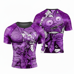 เสื้อคอมเพรสชั่นออกแบบกราฟิกตามสั่งสำหรับทุกฤดูกาล แขนสั้นสำหรับผู้ชาย เหมาะสำหรับเล่นกีฬา ฟิตเนส ออกกำลังกาย ยิม  รับสกรีนชื่อแบรนด์ เสื้อรัชการ์ด - Product Image 5