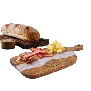 Tabla de servir de madera epoxi de nuevo diseño, bloque de corte de cocina decorativo para verduras, frutas, queso y pan - Product Image 4