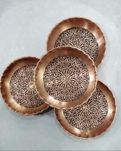 Bol décoratif en métal martelé, best-seller, pour centre de table et présentation de fruits, disponible à prix raisonnable - Product Image 2