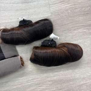 ผมต่อสีธรรมชาติมัดผมมนุษย์ผมตรงแบบคลื่น - Product Image 4