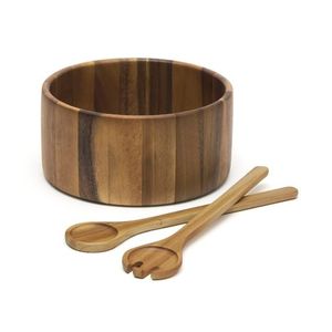 Juego de Tazones para Pasta y Fideos para Restaurantes Japoneses, Tazón Redondo Hecho a Mano de Acacia con Juego de Cubiertos, Ecológico, Precio Económico - Product Image 1
