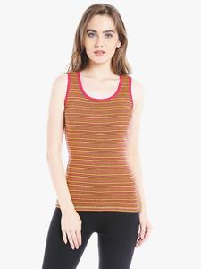 Camiseta Deportiva de Tirantes para Mujer, con Cuello Redondo, Tejida, de Spandex y Poliéster, Transpirable, para Hacer Ejercicio - Product Image 3
