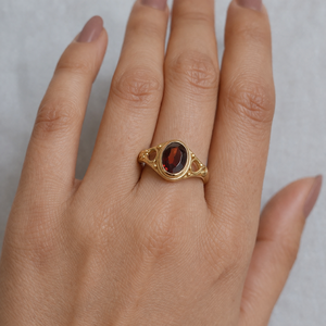 Electroplated Brass <b>Ring</b> <b>Labradorite</b> 5x7mm Oval Faceted Fixed Size Vintage Statement <b>Ring</b> Handmade Women Jewelry - Product Image 4