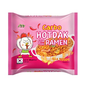 [YNK INTERNATIONAL KOREA] Hotdak Creamy Carbo Ramen Korean Stir Fry Instant Noodle with Spicy Carbonara Sauce - Product Image 1