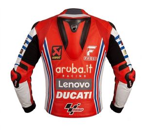 Chaqueta de Motociclismo Scott Redding WSBK, Personalizada Rucati, de Cuero de Canguro, con Certificación MotoCP CE, Chaqueta Profesional para Hombre - Product Image 2