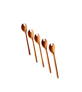 Acacia Wood Serving Spoon with Handle / Natural <b>Wooden</b> Cooking Spoon Decorative <b>Kitchen</b> Utensils Children's <b>Toy</b> Art Projects - Product Image 5