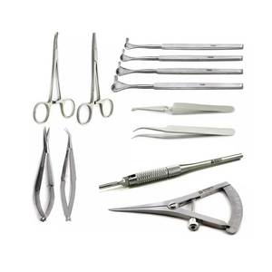 Basic ophthalmic eye micro surgery instruments set stainless steel precision hospital grade reusable kit - Product Image 1
