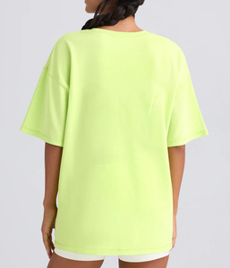 Camisetas de Verano para Mujer, 100% Algodón Orgánico, Ecológicas, Estilo Moderno, Casual, Holgadas, con Apliques, de Secado Rápido - Product Image 4