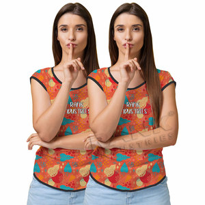 Camisetas de Mujer de Alta Calidad, Nuevo Estilo, Fabricación Profesional, Camisetas de Mujer al por Mayor - Product Image 2