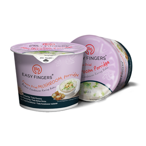 สะดวกและมีคุณค่าทางโภชนาการ30กรัม/ถ้วยโจ๊กสำเร็จรูปกับเห็ดเวลาทำอาหาร2นาทีอาหารแช่แข็งสำหรับเด็กพ่อแม่ที่ยุ่ง - Product Image 1