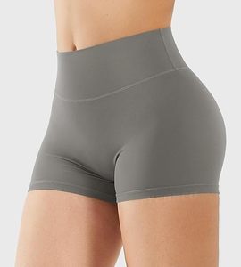 กางเกงขาสั้นเอวสูงสำหรับผู้หญิงไซส์ใหญ่ เหมาะสำหรับออกกำลังกาย วิ่ง พิลาทิส โยคะ และเล่นกีฬา - Product Image 2