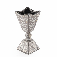 Nouveau brûleur à bakhoor en bois d'acacia arabe, écologique, avec incrustation MOP, de haute qualité, pour l'Aromathérapie et les occasions religieuses, idéal pour le Ramadan et l'Aïd