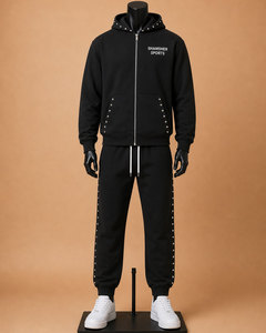 Custom 100% Nylon Windproof <b>Waterproof</b> Eco-Friendly 2-in-1 Graphic Hoodie Jogger Set Lightweight Oversized Street <b>Tracksuit</b> - Product Image 4