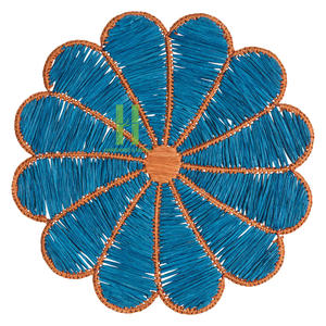 Manteles y Posavasos Redondos Bohemios Hechos a Mano, Ecológicos, de Seagrass Natural Tejido, para Comedor, Té, Fiestas, Navidad, Cocina, Vietnam - Product Image 5