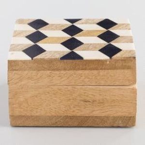Resin Inlay Jewelry Box MDF Storage Box Modern Nordic Eco-friendly Multi-functional Living Room Decorative High-quality Very Low - Product Image 3