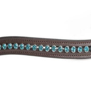 หรูหราประกายคริสตัลเพชร rhinestones ตกแต่งช่องที่ว่างเปล่าหนังม้าคิ้ววงเต็ม cob ขนาดที่ดีที่สุดราคา - Product Image 3