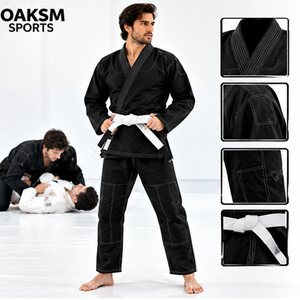 Kimono de Jiu Jitsu Personalizado, Material de Tejido Perlado, Parches Tejidos, Uniforme de Artes Marciales y Grappling, Todos los Colores y Tallas - Product Image 2