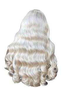 Peluca con malla frontal 13x4 de la mejor calidad, cabello virgen europeo de 22 pulgadas, línea de cabello prearrancada de densidad 180% transparente para encaje suizo - Product Image 6
