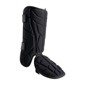 Espinilleras ROMAISA de Cuero PU Negro y PVC para Adultos, Protección Deportiva para Béisbol, Uso en Todas las Estaciones - Product Image 2