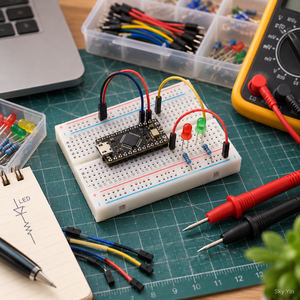 Carte de prototypage électronique sans soudure 400 points 82x55mm <span class=keywords><strong>avec</strong></span> support adhésif pour test de circuits - Product Image 6