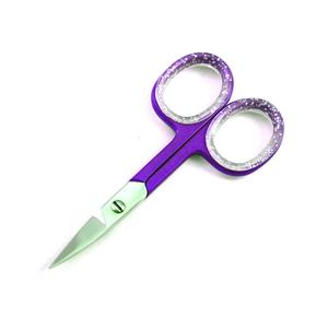 Tijeras para Cutículas de Acero Inoxidable de Alta Calidad, Color Sólido, para Manicura, para Mano Derecha, con Hoja Curva Afilada - Product Image 1