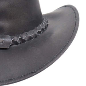Sombrero Vaquero Casual de Invierno a Rayas Hecho a Mano de Alta Calidad, Precio Razonable, Estilo Western Ranch Outback - Product Image 5