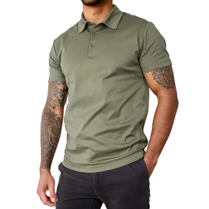 Camisetas Polo al Mejor Precio, Camisetas de Algodón de Color Sólido, Camisetas Polo para Hombre - Product Image 2