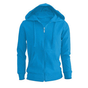 Men's Zipper Hoodie Sweatshirt 100% Cotton Winter Breathable Eco-Friendly Fleece Knitted Fabric Plain Dyed Long Sleeve <b>Design</b> - Product Image 6