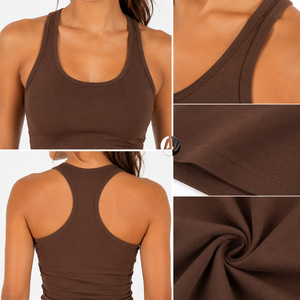 woman tank <b>top</b> durable breathable fabric lightweight design suitable for running cycling exercise travel and relaxed casual - Product Image 6