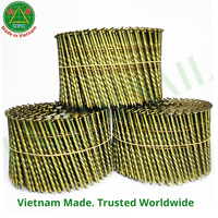 Clous en spirale 3" x 0.120, 4500 pièces, tige de vis durable pour pistolet pneumatique, fabriqué au Vietnam |   Clavo en rouleau