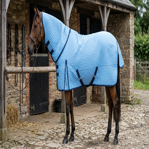 Couverture d'hiver en polaire pour chevaux, légère, extensible, douce au toucher, style tendance, pour dressage équestre, vente en gros - Product Image 1