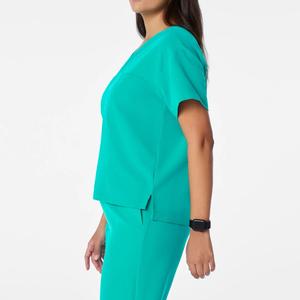Manufacturer OEM Wholesale Custom Logo Unisex Medical Nursing <b>Scrubs</b> <b>Uniform</b> Set Doctor Nurse Hospital Healthcare <b>Uniform</b> - Product Image 2
