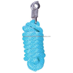 Durable Cotton <b>lead</b> <b>rope</b> for horse in vibrant colors and custom sizes with trigger hook - Product Image 3