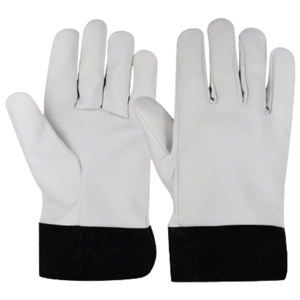 Guantes de Soldadura TIG de Cuero de Cabra y Vacuno de 7 oz, con Puño de Seguridad, Transpirables, Protección Personal Contra Abrasión y Calor, en Oferta - Product Image 1