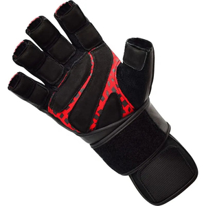 Gants de musculation pour hommes et femmes, excellente adhérence, légers, en PU, demi-doigts, fermeture à boucle, gants de sport - Product Image 4
