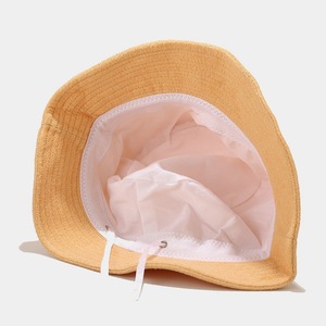 Wholesale Custom Logo 100% Cotton Men Women Soft Blank Terry Towel <b>Bucket</b> <b>Hats</b> - Product Image 5
