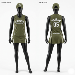 Tennis Jersey <b>Women</b> Polyester Spandex 160 GSM Breathable Mesh Turquoise White Sublimation Logo - Product Image 2